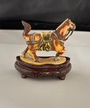 Mid 20th Century Chinese Carved Horses|Lot of 2