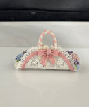 Lladro Small Pink Flower Basket 1559 Figurine, Please Read