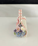 Lladro Small Pink Flower Basket 1559 Figurine, Please Read