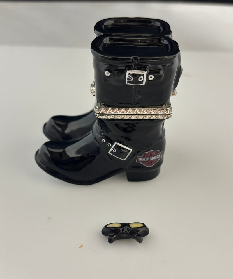 Harley-Davidson Trinket Boxes Lot of 3 Collectibles