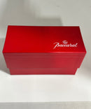 Baccarat Bambous Pattern Crystal Napkin Rings Set