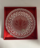 Waterford Holiday Plates Lot of 2 Crystal Collectibles