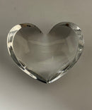 Baccarat Zinzin Heart Crystal Paperweight