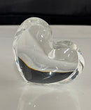 Baccarat Zinzin Heart Crystal Paperweight