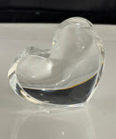 Baccarat Zinzin Heart Crystal Paperweight