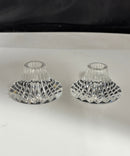Baccarat Massena Crystal Candle Holders Pair