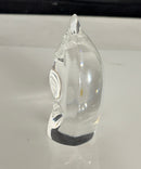Steuben Glass Rooster Figurine Crystal Sculpture