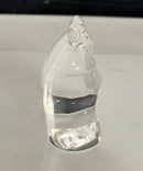 Steuben Glass Rooster Figurine Crystal Sculpture