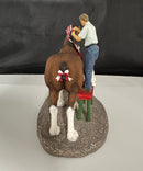 Anheuser-Busch Clydesdale Braiding for Parade Figurine