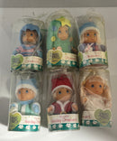 Precious Moments Poseable Holiday Ornaments Lot of 6