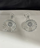 Baccarat Massena Crystal Candle Holder Pair