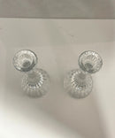 Baccarat Massena Crystal Candle Holder Pair