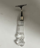 Vintage Crystal Makeup Brushes & Razor, Please Read