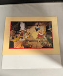 Disney Animated Movie Lithographs Vintage 1990s Lot of 6