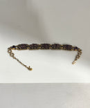 Vintage Barclay Amethyst Purple Rhinestone Bracelet
