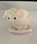 Precious Moments - Pig Figurines, Lot of 5