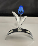 Swarovski - Blue Tulip 289287 With Stand and Mini Tulips
