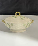 Belleek - Lot of 3 Basketweave Shamrock Dish Set Limited Edition