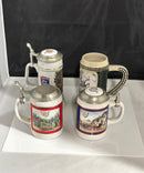 Lot of 4 Old Style Steins
