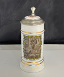 Lot of 4 Old Style Steins