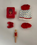 1960s Tutti Doll Let's Play Barbie, Clothes Mini Barbie Case