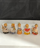 Fontanini - Winter Girl & Carolers Figurines, Lot of 5