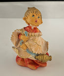Fontanini - Winter Girl & Carolers Figurines, Lot of 5