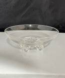 Steuben Crystal Footed Bowl 7 Inch Clear Art Glass Serving Display