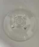 Steuben Crystal Footed Bowl 7 Inch Clear Art Glass Serving Display
