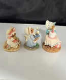 Mouse Tales Figurines Lot of 3 Collectible Mice Decorative Figures