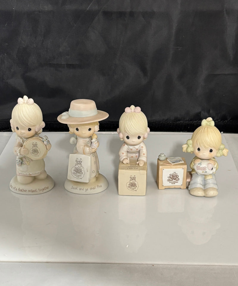 Precious Moments Symbol of Membership Lot of 4 Figurines Enesco