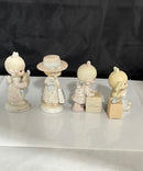 Precious Moments Symbol of Membership Lot of 4 Figurines Enesco