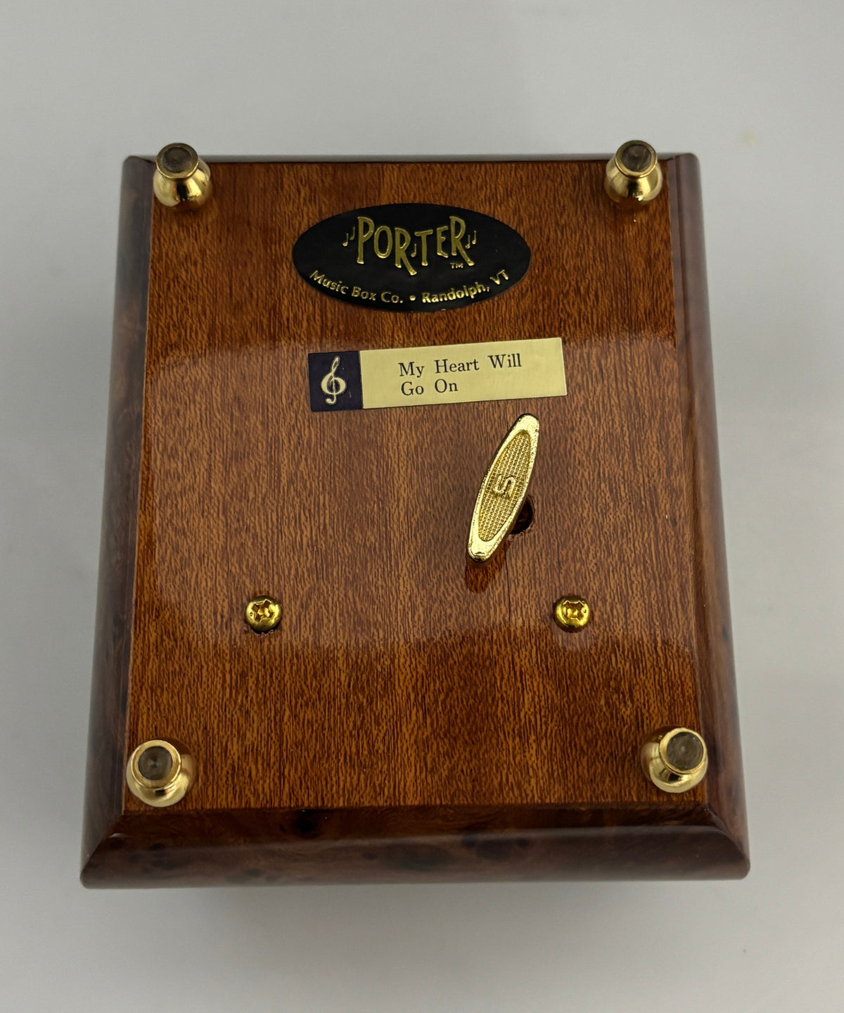 Porter Music Box Co Titanic My Heart Will Go On Musical Jewelry Box