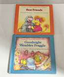 Fraggle Rock Book Lot with Tote Bag Jim Henson Muppets Collection