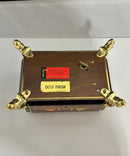 Reuge Music Box Jewelry Casket Gold Filigree Feet Swiss Movement, Parts