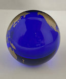 Frosted Glass Earth Globe Paperweight World Globe Desk Decor