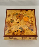 Stardust - Burl Wood Music Jewelry Box, Made In Italy