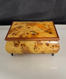 Stardust - Burl Wood Music Jewelry Box, Made In Italy