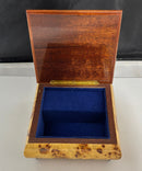 Stardust - Burl Wood Music Jewelry Box, Made In Italy