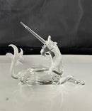 Swarovski - Crystal Unicorn Figurine SCS, Original Box, Repaired Horn