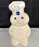 Vintage 1988 Pillsbury Doughboy Ceramic Cookie Jar Kitchen Decor