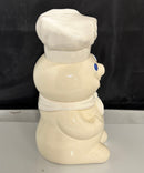 Vintage 1988 Pillsbury Doughboy Ceramic Cookie Jar Kitchen Decor