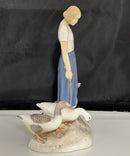 Denmark - Bing & Grondahl B&G 2254 Goose Girl Figurine Axei Locher
