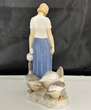 Denmark - Bing & Grondahl B&G 2254 Goose Girl Figurine Axei Locher