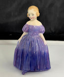 Royal Doulton - Maria HN 1370 Lady Figurine Purple Dress Bone China