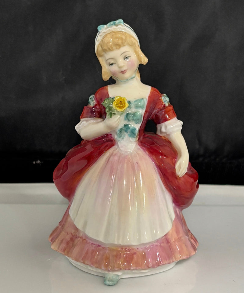 royal doulton figurines red dress formal jacket detailed in festive colors Style:Corset + skirt Classic Eggplant Strapless Gown