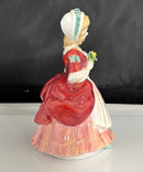 Royal Doulton - Valerie HN 2107 Lady Figurine in Red Dress, Bone China, England