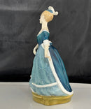 Royal Doulton - Clarinda HN 2724 Bone Chine Figurine Lady with Bird England