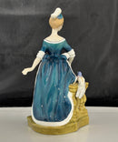 Royal Doulton - Clarinda HN 2724 Bone Chine Figurine Lady with Bird England