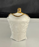 Royal Stafford Old English Oak Cream & Sugar Set Gold Trim